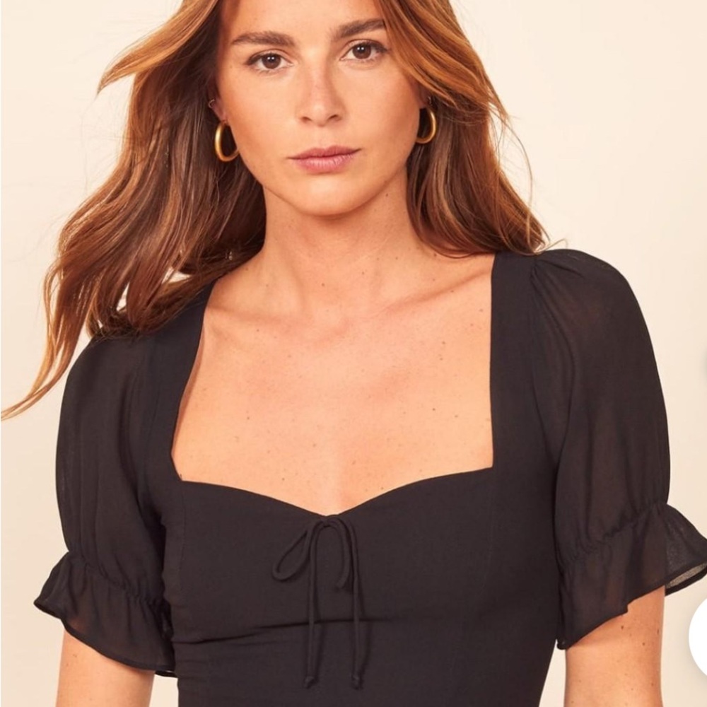 Reformation Black Blouse - Like New Condition